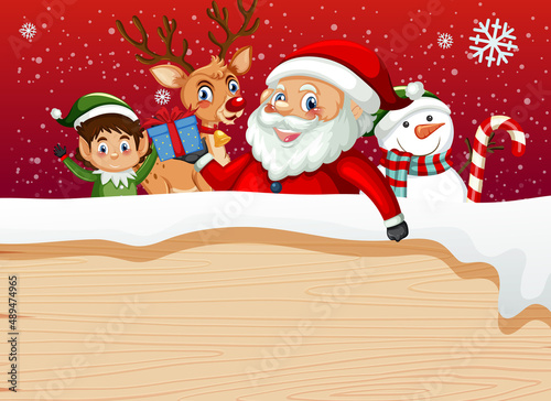 Empty Christmas Banner Design