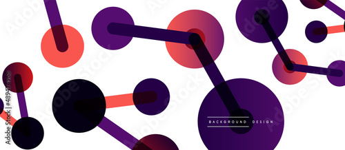 Network concept abstract background. Dots connection. Big data idea. Business template for wallpaper, banner, background or landing