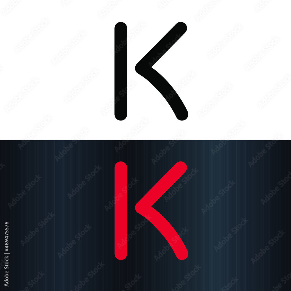 Letter K Creative Unique Modern Vector Logo Design Letter K Creative Unique Modern Vector Logo Design