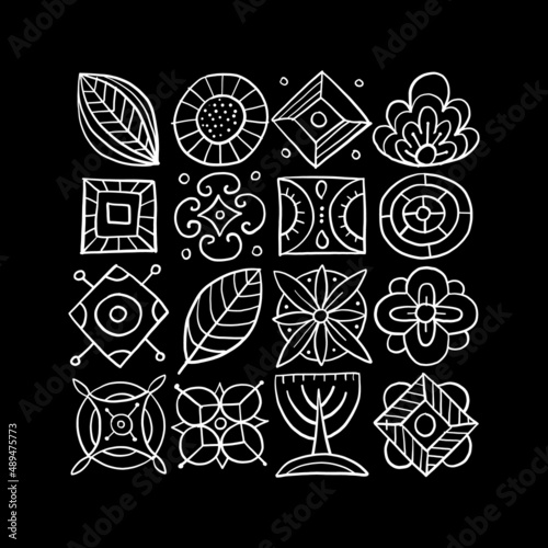 Talavera pattern. Ethnic Background for your design