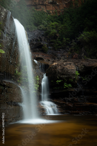 Wentworth Falls located in Blue Mountains Australia