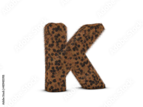 Wallpaper Mural Fur letter K Torontodigital.ca