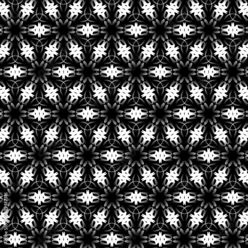 Wallpaper Mural Modern simple geometric vector seamless pattern with white line texture on black background. Light abstract wallpaper. Torontodigital.ca