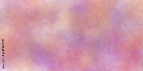 Abstract colorful grunge stylist light pink texture background with space and smoke for making fabric pattern. Light ink rose watercolor gradient hand drawn. Light orange background motion. © Aquarium
