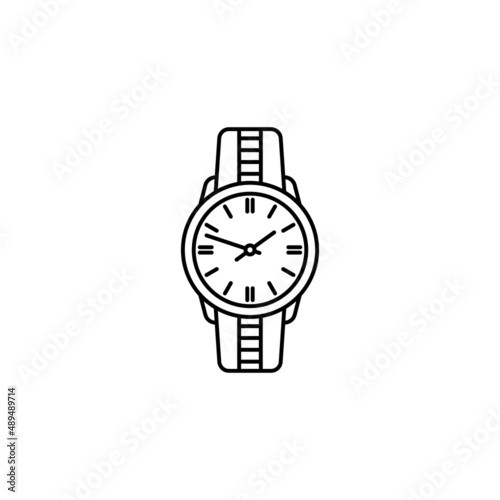 Watch icon in vector. Logotype