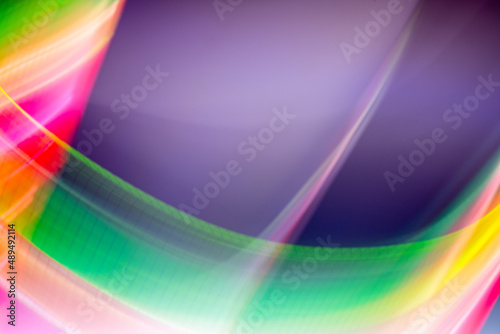 Light green brown multi-colored glow on gray background