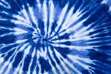 Blue spiral tie dye wallpaper, stripe modern design.
