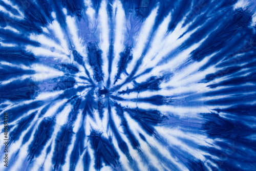 Blue spiral tie dye wallpaper  stripe modern design.
