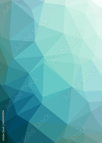 Vibrant multicolor background with triangular polygons. Abstract low poly design. 
