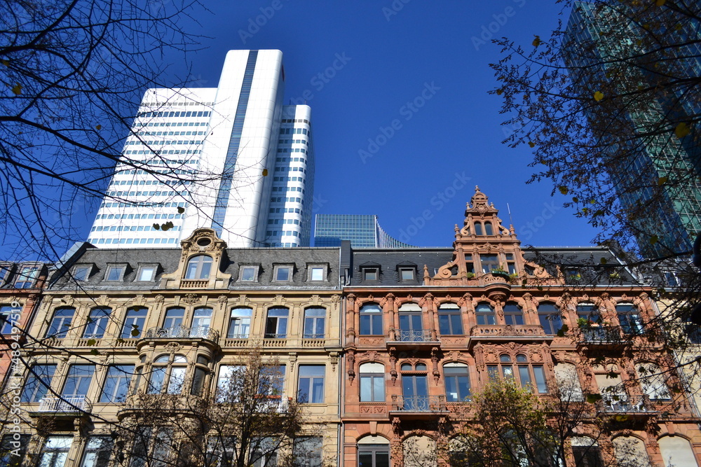 Germany, Frankfurt city, central, building, tower, 