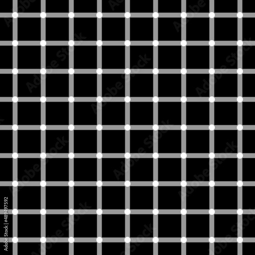 Square illusion, Geometric optical illusion pattern.