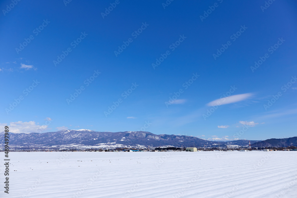 2月(冬) 美ヶ原・鉢伏山・高ボッチ高原・八ヶ岳を一望する 長野県塩尻市 2月(冬) 美ヶ原・鉢伏山・高ボッチ高原・八ヶ岳を一望する 長野県塩尻市