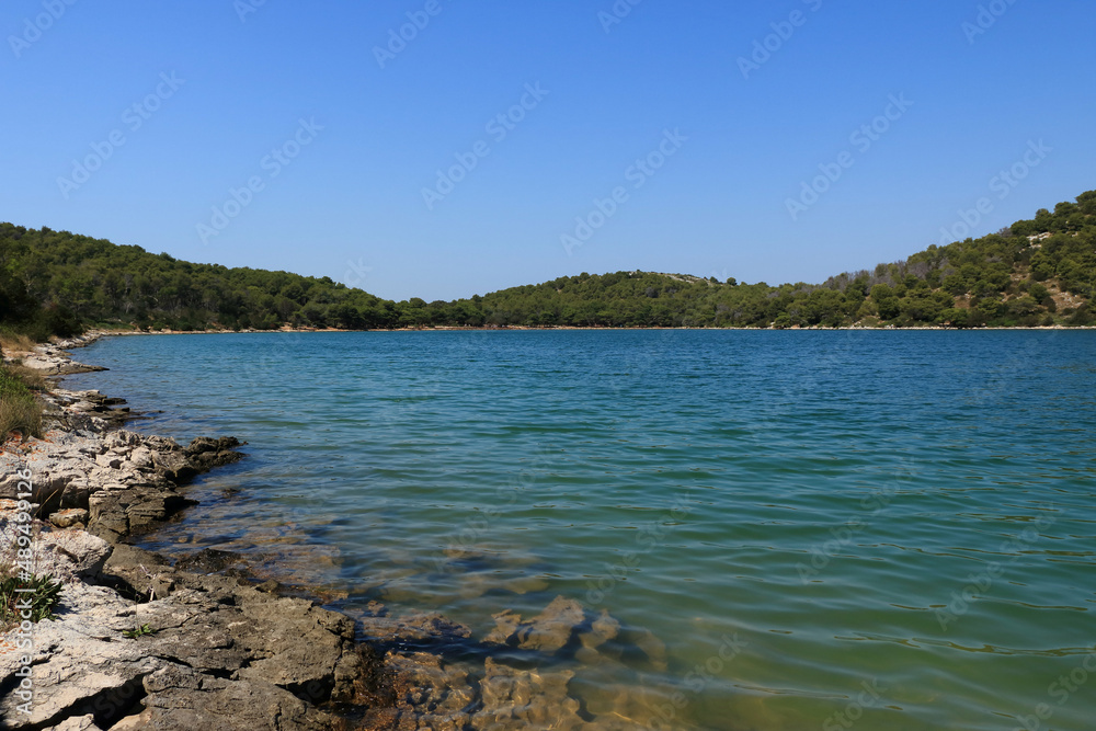 salt water lake, nature park Telascica, Dugi Otok, Croatia