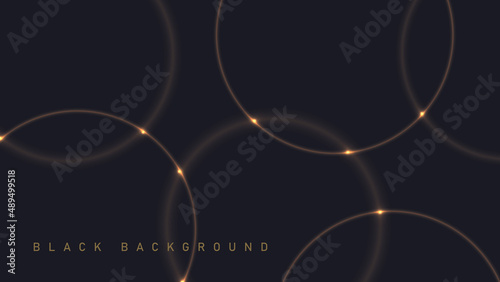 Black luxury background with light elements