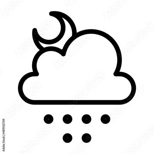 flurries night icon