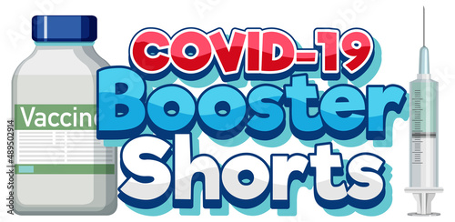 Booster shorts covid 19 vaccine logo