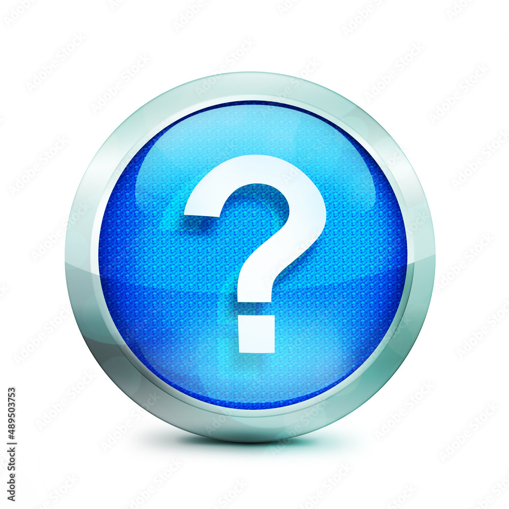 Question symbol, 3D illustration