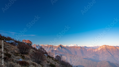 Panorama from the alpine peak