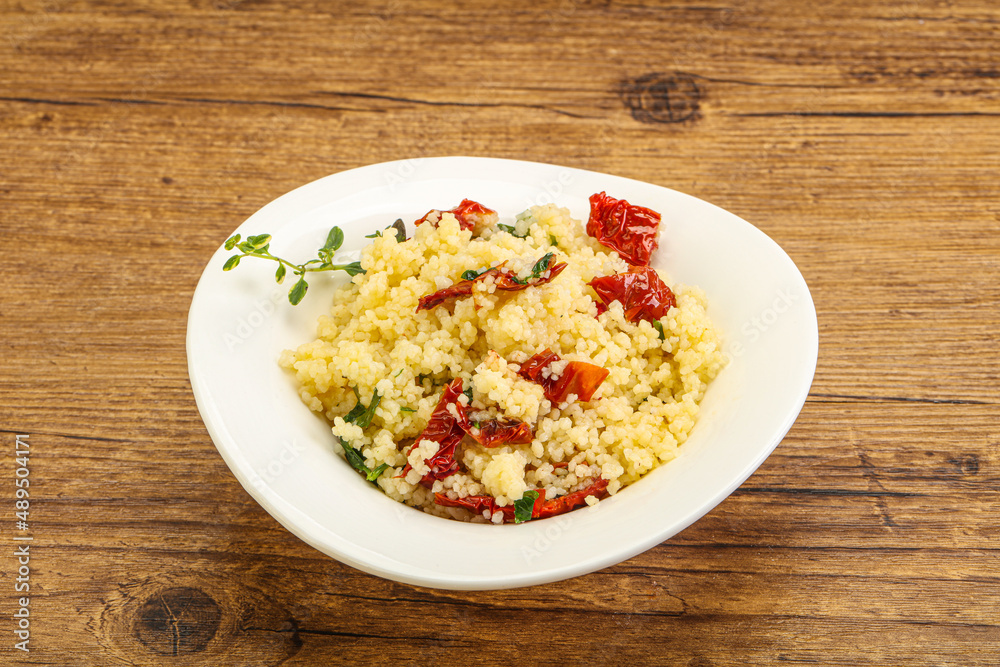 Vegetarian uisine - couscous with vegetables Vegetarian uisine - couscous with vegetables