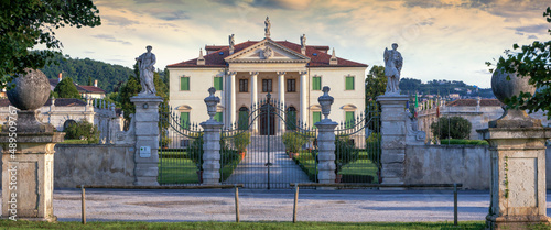 Montecchio Maggiore. Vicenza. Facciata di Villa Cordellina Lombardi. photo