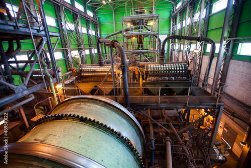 Foto Gold ore refining plant
