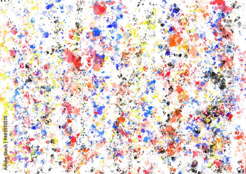 Paint brush splash isolated on white background Paint brush splash isolated on white background