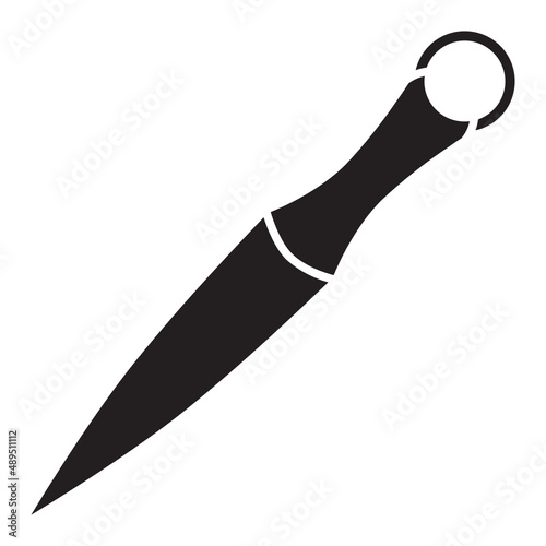 Illustration of Kunai design icon
