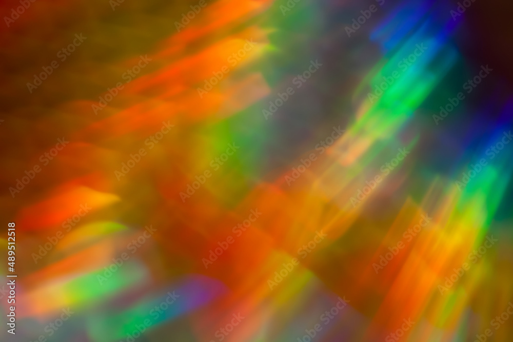 虹色のカラフルな光背景 Stock Photo Adobe Stock