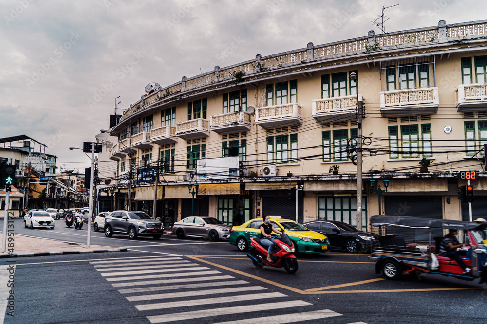 Fototapeta premium les rues de Bangkok