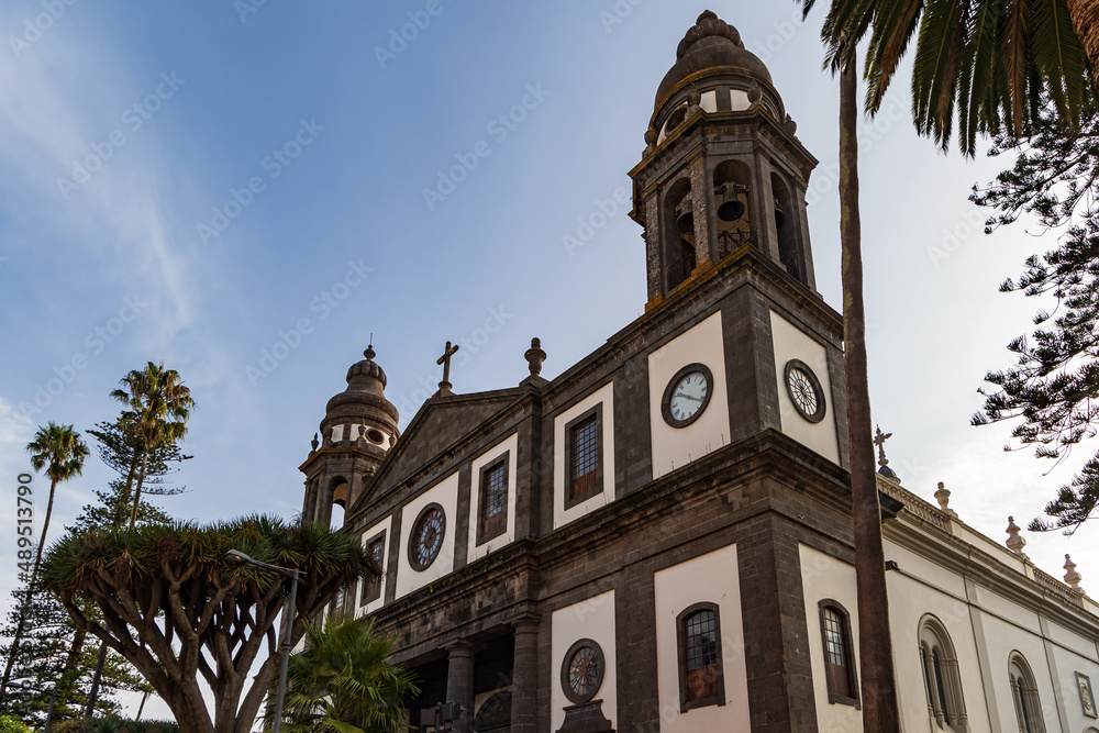 Cathedral Nuestra Senora de los Remedios in San Cristobal de la Laguna, Tenerife, Spain