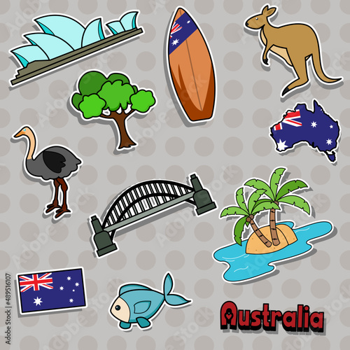 Sticker travel Australia 