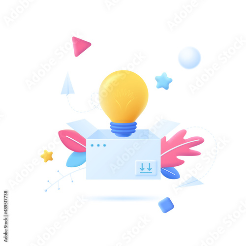 3d Cartoon Concept