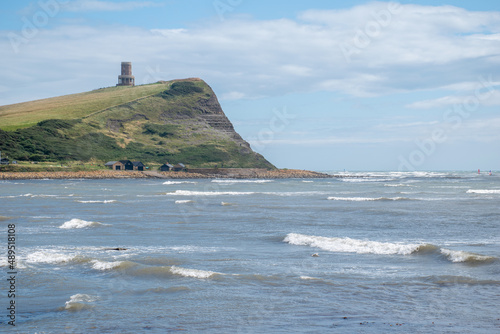 Clavell Tower on the cliffs at Kimmeridge Bay in Dorset, UK