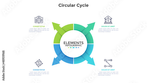 Modern Infographic Vector Template