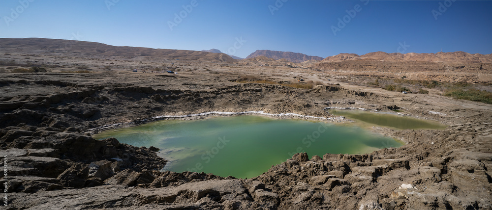 Sinkholes by the Dead Sea