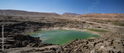 Sinkholes by the Dead Sea