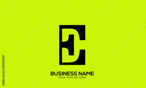 Alphabet ED or DE merged creativity monogram vector logo template