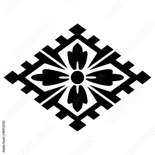 大内義隆の家紋です。大内菱といいます。