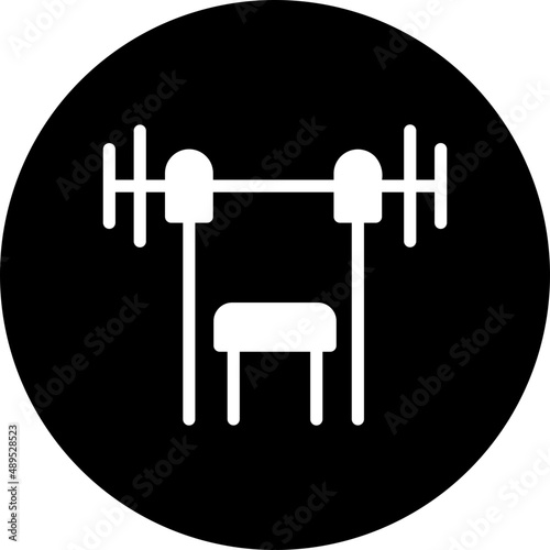 bench press gradient icon