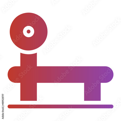 bench press gradient icon