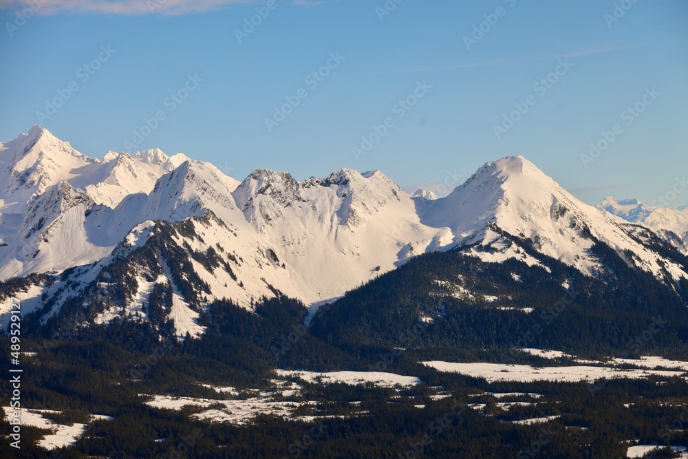 Fototapeta premium snow covered mountains