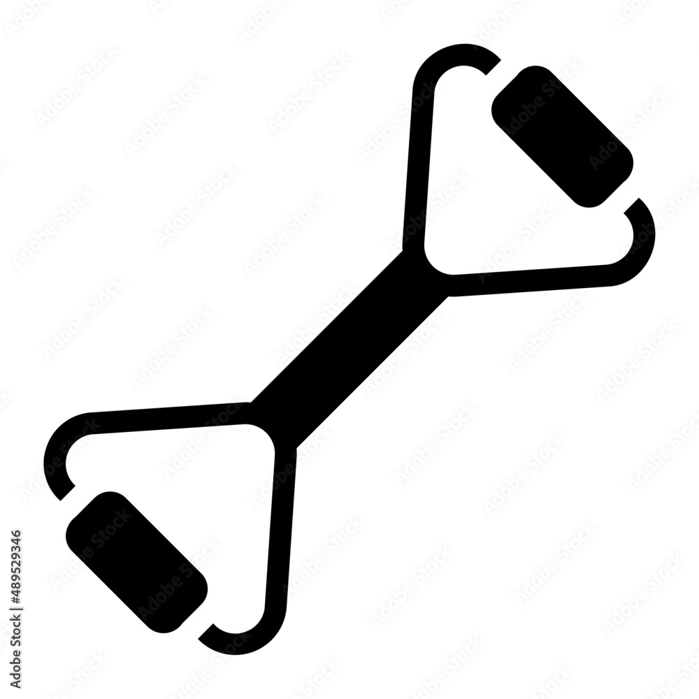 chest expander glyph icon chest expander glyph icon