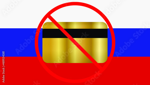 Sanctions against Russia, disconnection from SWIFT.Cut Russia off from SWIFT. Military invasion of Ukraine.Russian aggression in Ukraine.Russia Sanctions Concept. 