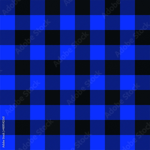 blue flannel shirt seamless pattern ready for your print clothing