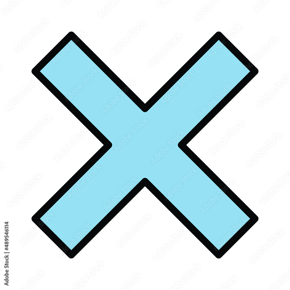 Cross Vector icon which can easily modify or edit
Cross Vector icon which can easily modify or edit