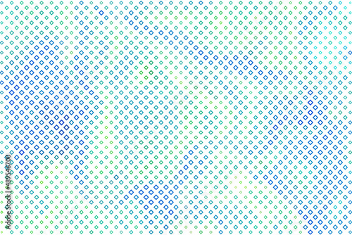 Technology halftone colorful geometric texture background. Spotted vector abstract overlay. Futuristic pattern for web design, advertisment banners, comic books, manga, posters, pakaging.