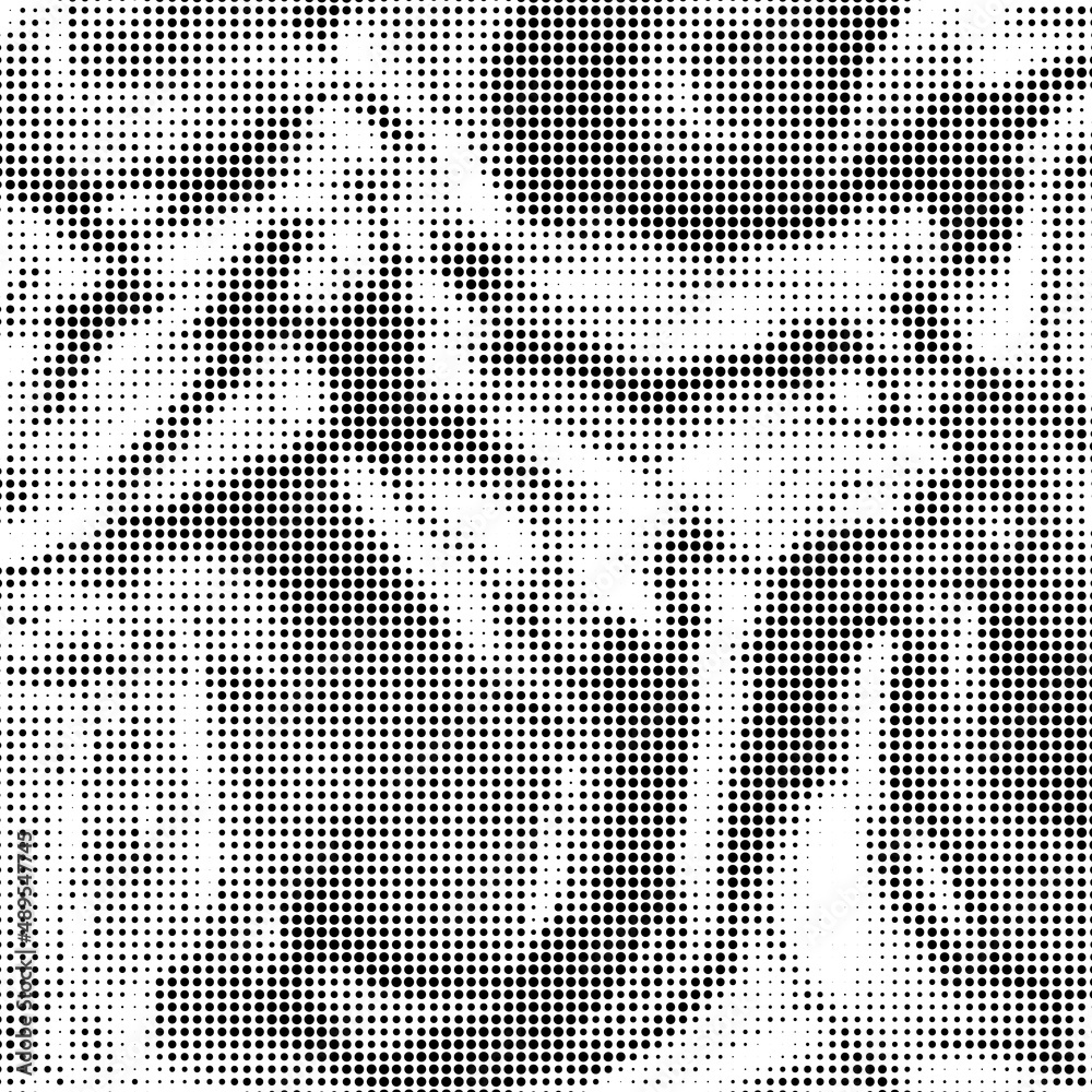 Spotted Comic Texture Grunge halftone black and white dotted texture background. Spotted ...