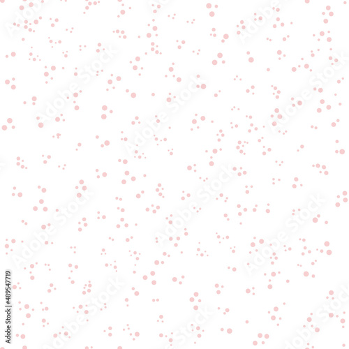 circle dots abstract seamless pattern in cute delicate style with pastel candy colors palette.