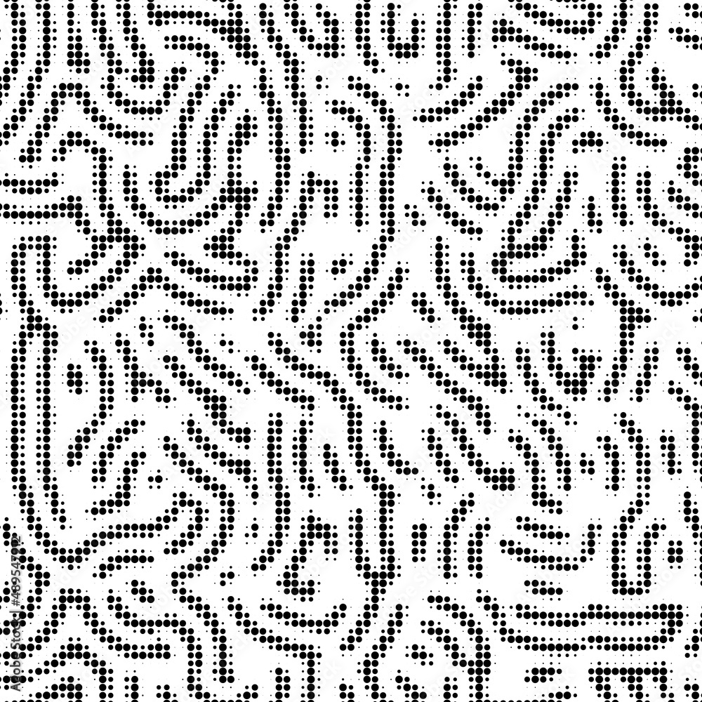 Fototapeta premium Grunge halftone black and white dotted texture background. Spotted vector abstract overlay. Monochrome pattern for web design, advertisment banners, comic books, manga, posters, pakaging