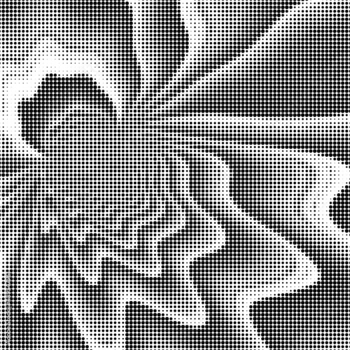 Grunge halftone black and white dotted texture background. Spotted vector abstract overlay. Monochrome pattern for web design, advertisment banners, comic books, manga, posters, pakaging
